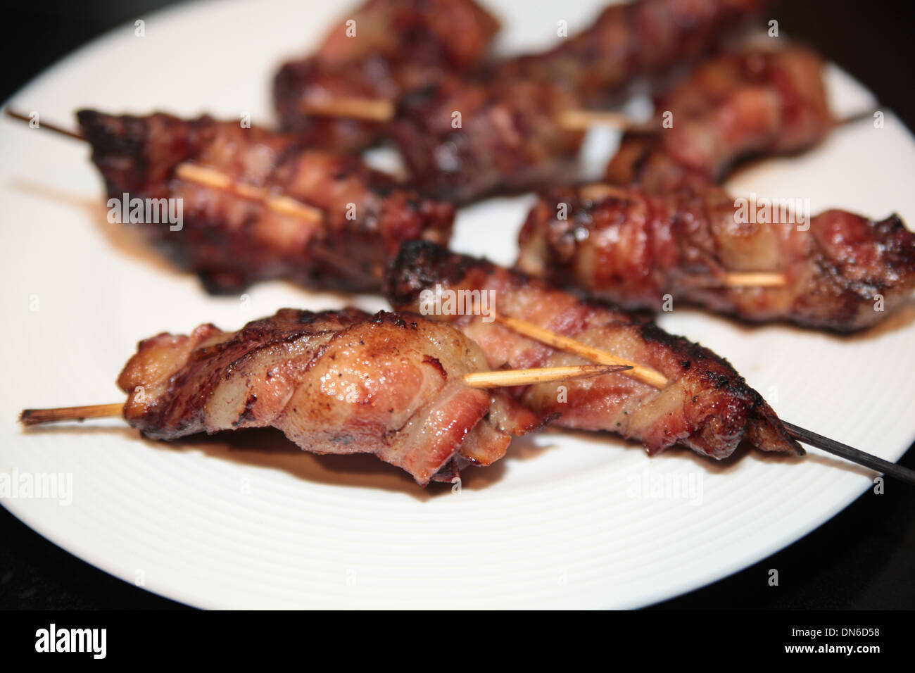 bacon wrapped chicken Stock Photo - Alamy