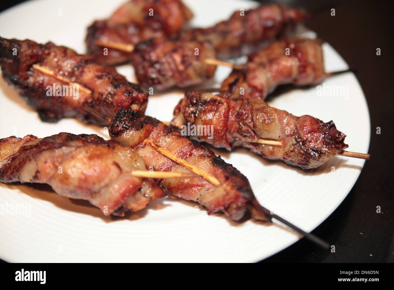 bacon wrapped chicken Stock Photo - Alamy