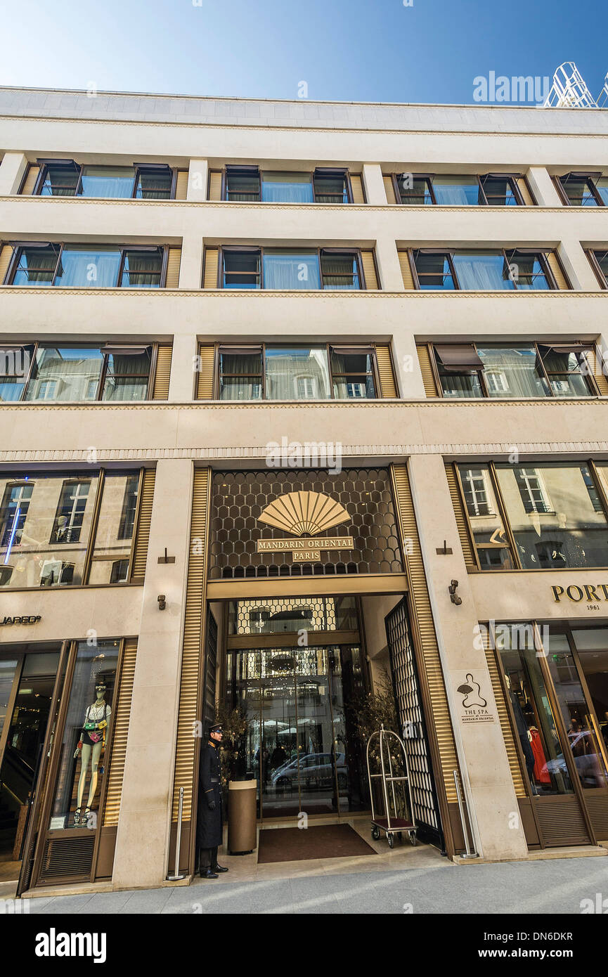 Mandarin hotel paris hi-res stock photography and images - Alamy