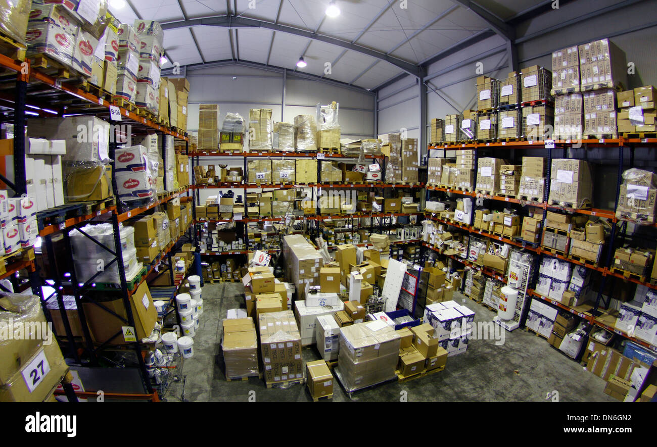Plumber store and warehouse in Palma de Majorca, Spain Stock Photo