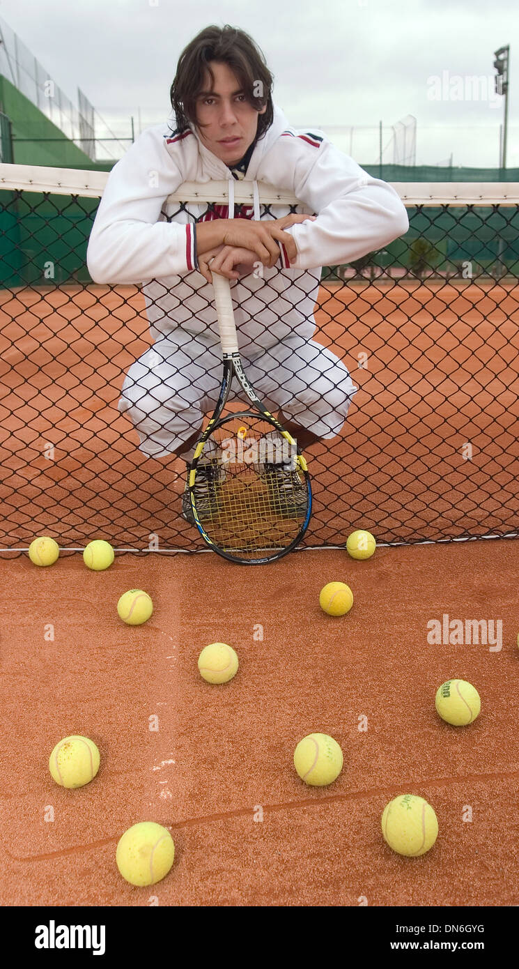 Rafa Nadal pose at his birthplace tennis club at Manacor, Majorca, Spain  Stock Photo - Alamy