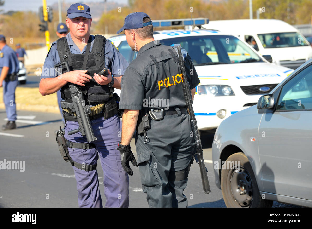South african policeman hi-res stock photography and images - Alamy