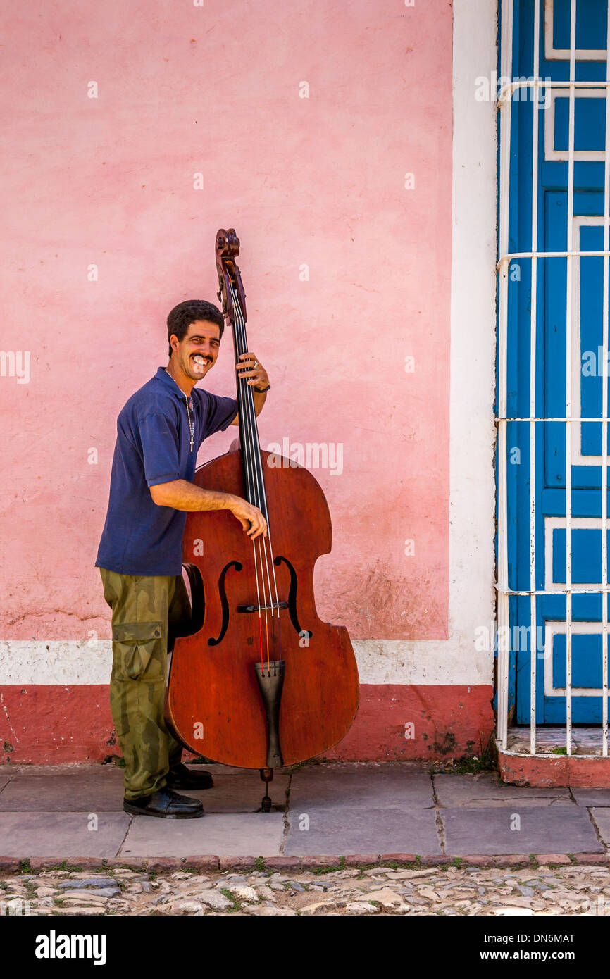 Street Musician, Trinidad, Cuba Stock Photo Alamy