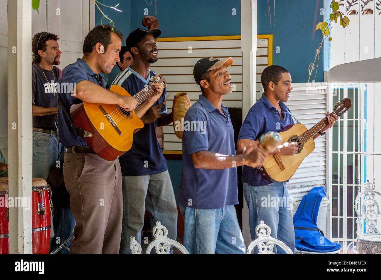 Members of Los Aldeanos, an underground Rap Cubano music group, perform  during a private concert held in Nuevo Vedado, Havana, Cuba Stock Photo -  Alamy