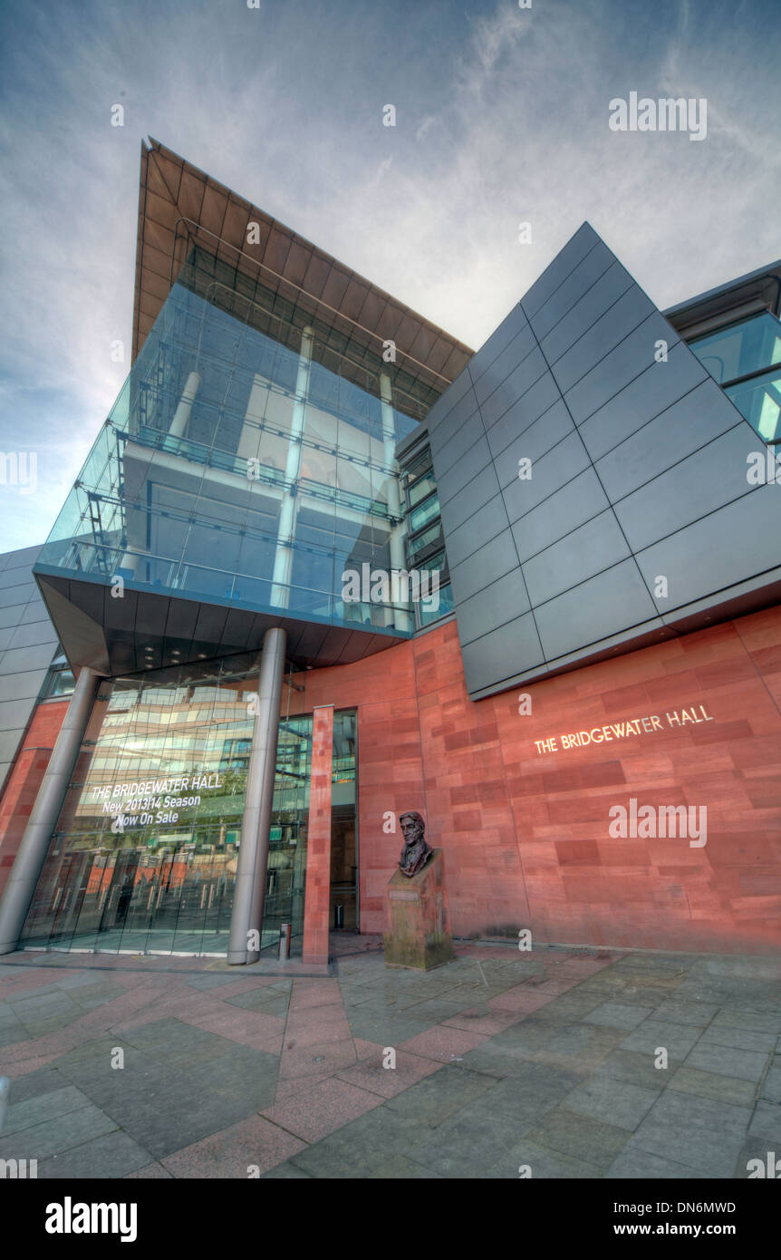 Bridgewater Hall international concert venue in Manchester city centre England UK Stock Photo