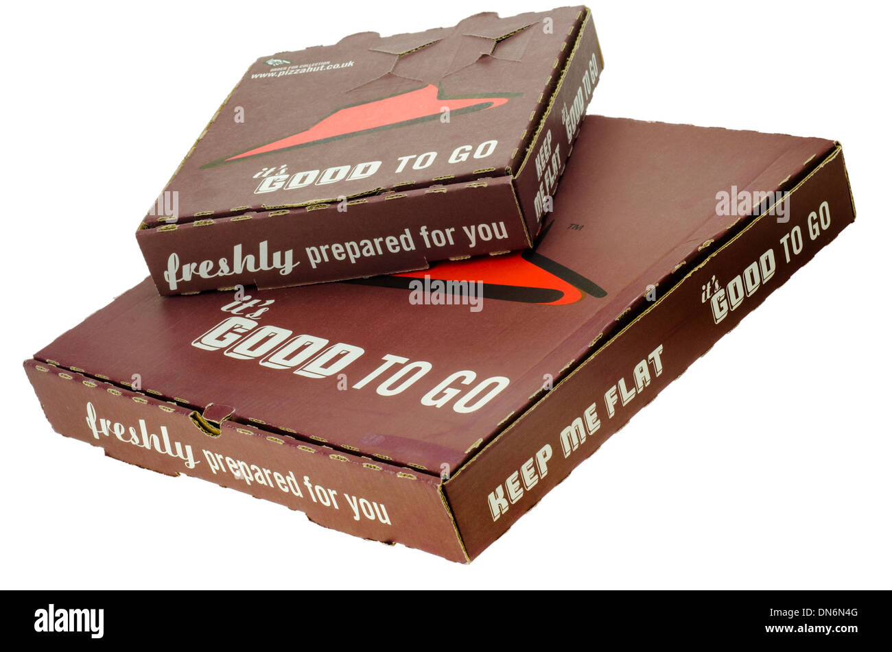 Pizza in a Box from Pizza Hut Stock Photo Alamy