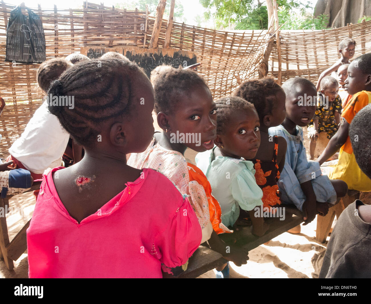 Nursery School in Juffureh Albreda, The Gambia Stock Photo