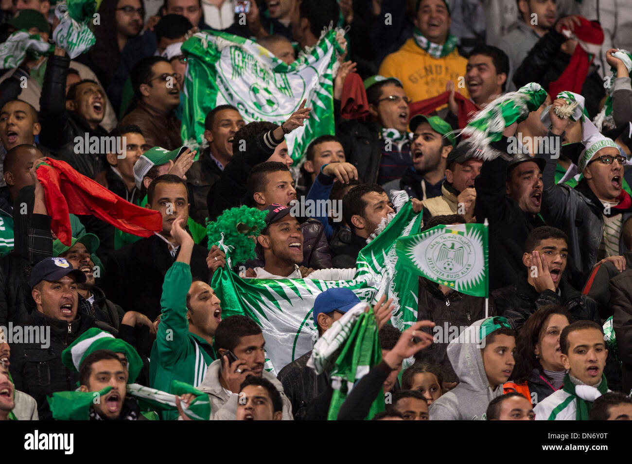 Marrakech Morocco 18th Dec 13 Fans Raja Football Soccer Fifa Club World Cup Morocco 13 Semi Final Match Between Raja Casablanca 3 1 Atletico Mineiro At Stade De Marrakech In Marrakech Morocco