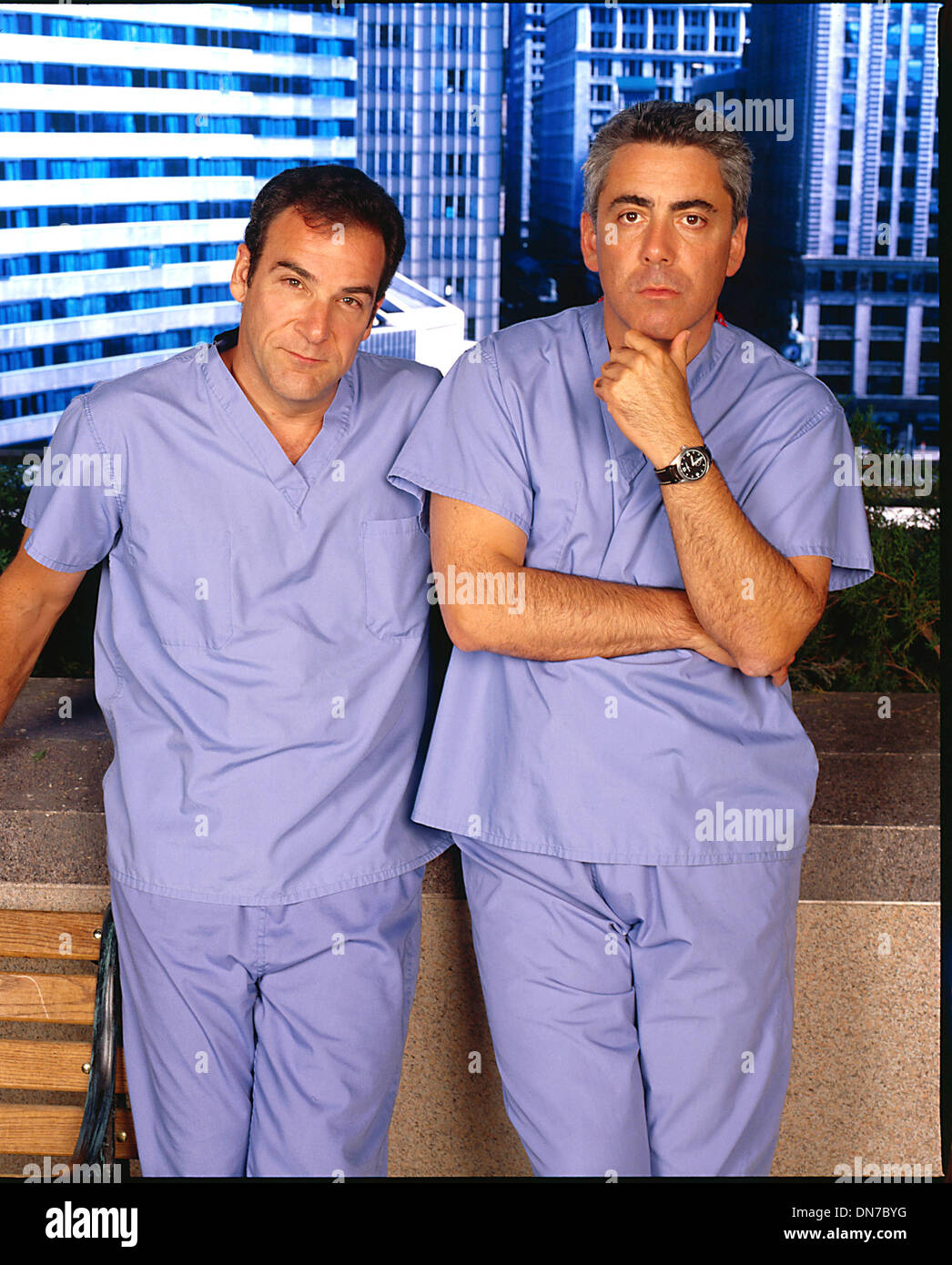 Aug. 18, 1999 - K17803CM.CHICAGO HOPE.TV-FILM STILL.SUPPLIED BY MANDY  PATINKIN.ADAM ARKIN(Credit Image: © Globe Photos/ZUMAPRESS.com Stock Photo  - Alamy