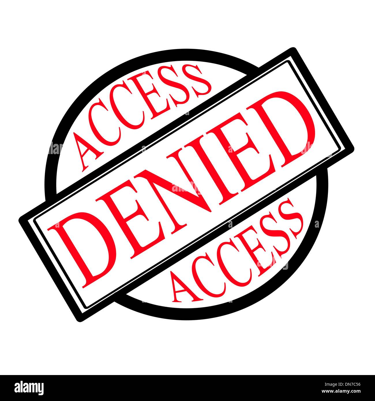 Access Not Allowed Stock Vector Images Alamy