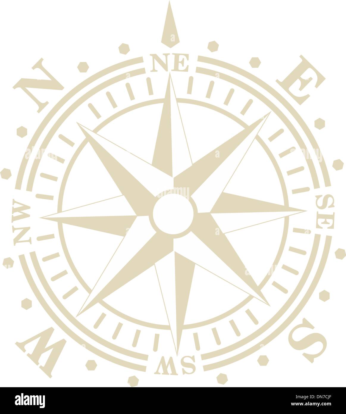 Wind rose vector vectors hi-res stock photography and images - Alamy
