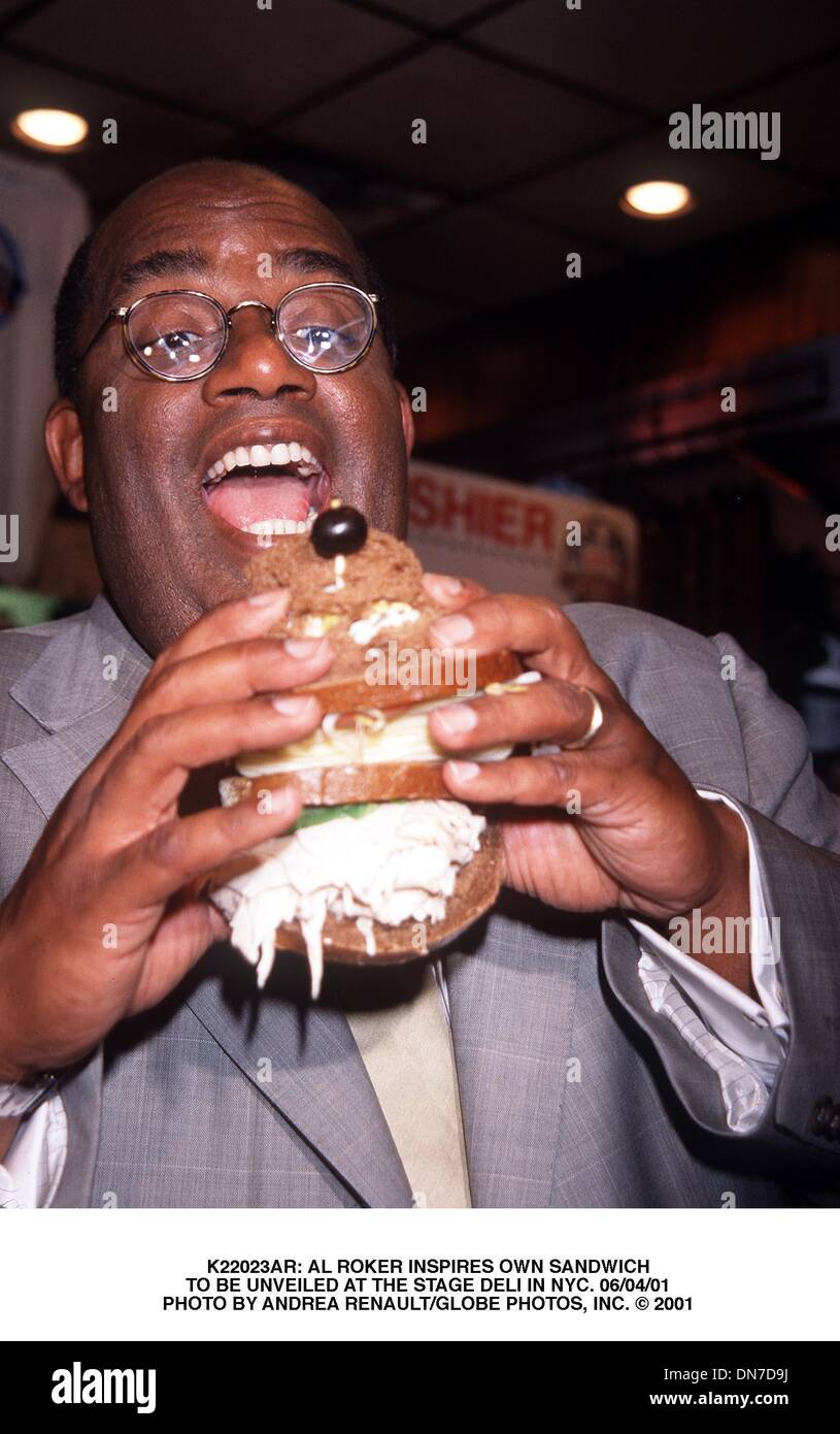 Al Rocker 2002 June 4, 2001 - K22023AR: AL ROKER INSPIRES OWN SANDWICH.TO BE UNVEILED ...