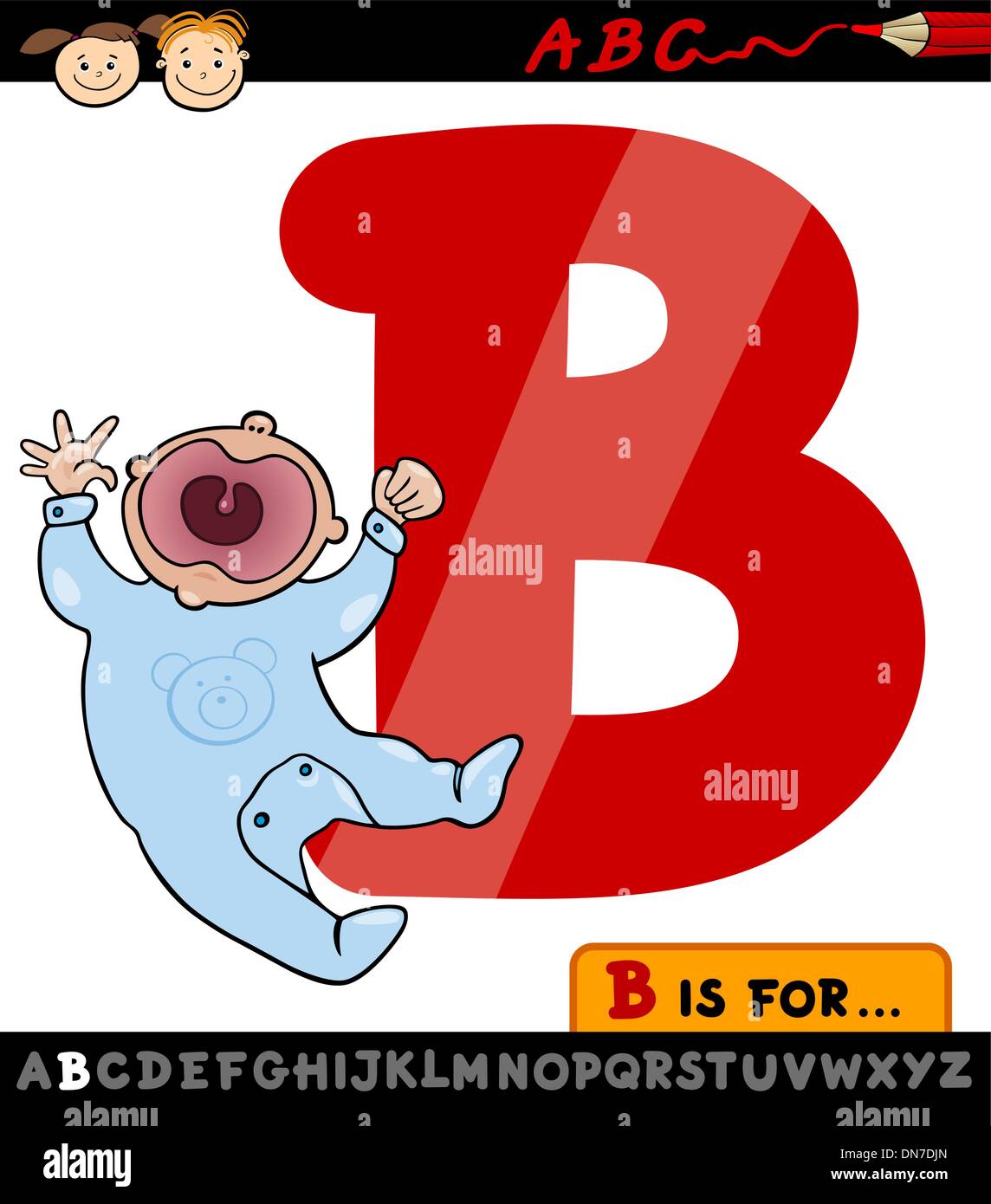 Baby b Stock Vector Images Alamy
