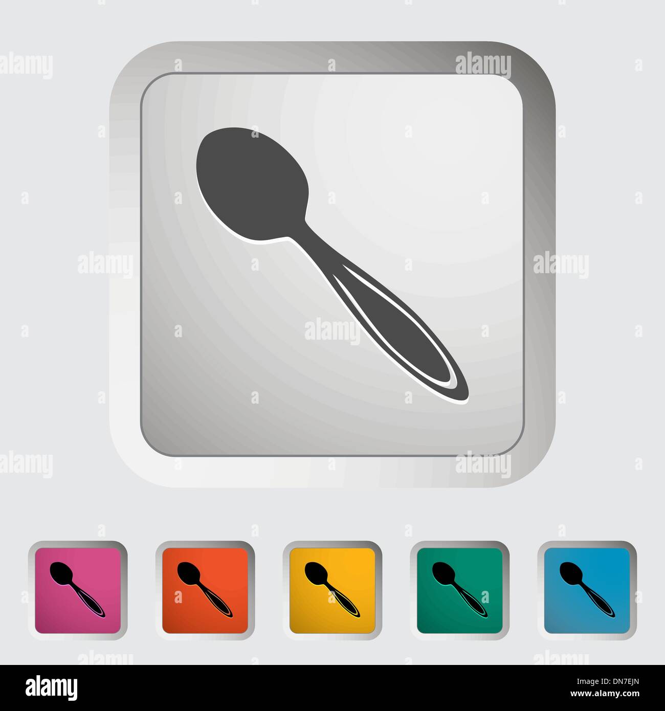 Spoon icon Stock Vector