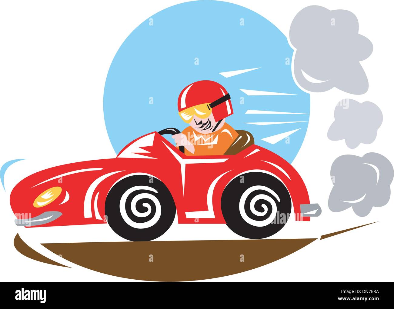 Race Car Driver Stock Vector Image & Art Alamy