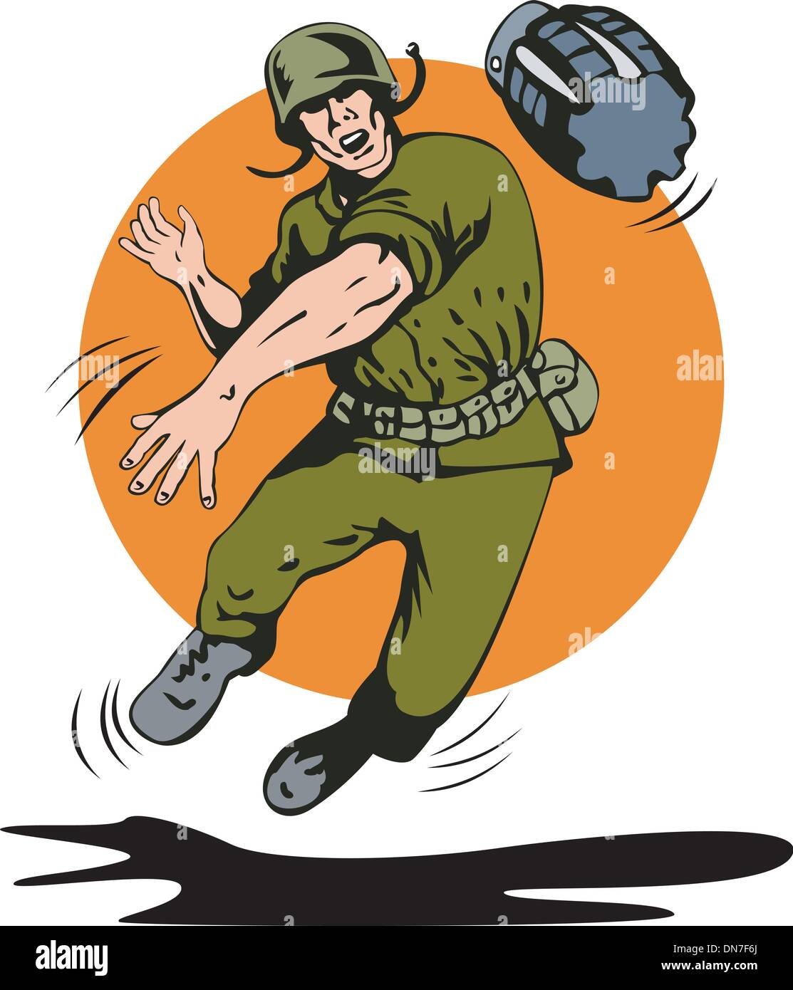Hand grenade throwing as a college sport by Lewis Omer Hand grenade throwing as a college sport by Lewis Omer