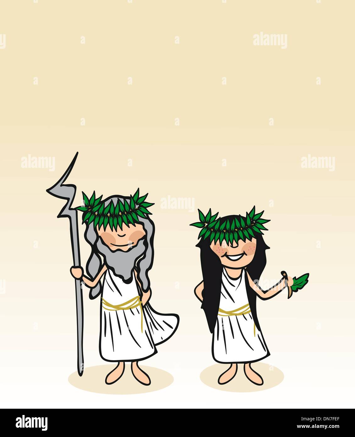 Greek Goddess Cartoon Stock Photos Greek Goddess Cartoon Stock