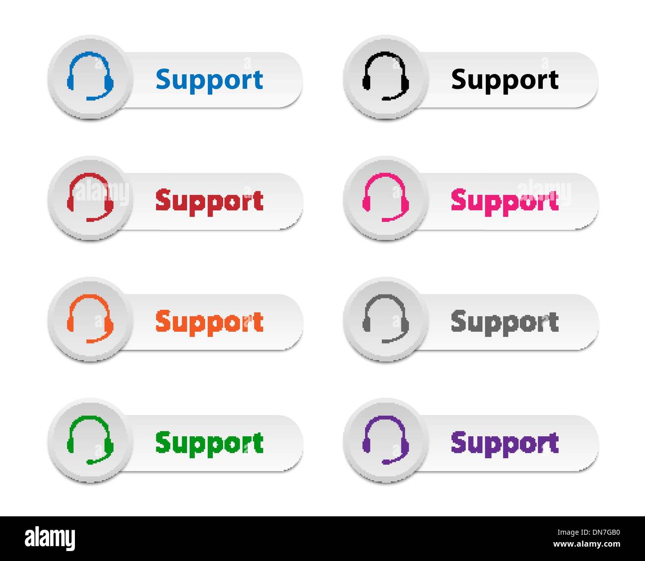 Support centre Stock Vector Images Alamy