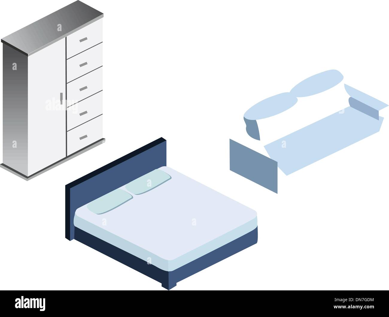 Furniture Icon Set Stock Vector Image & Art - Alamy