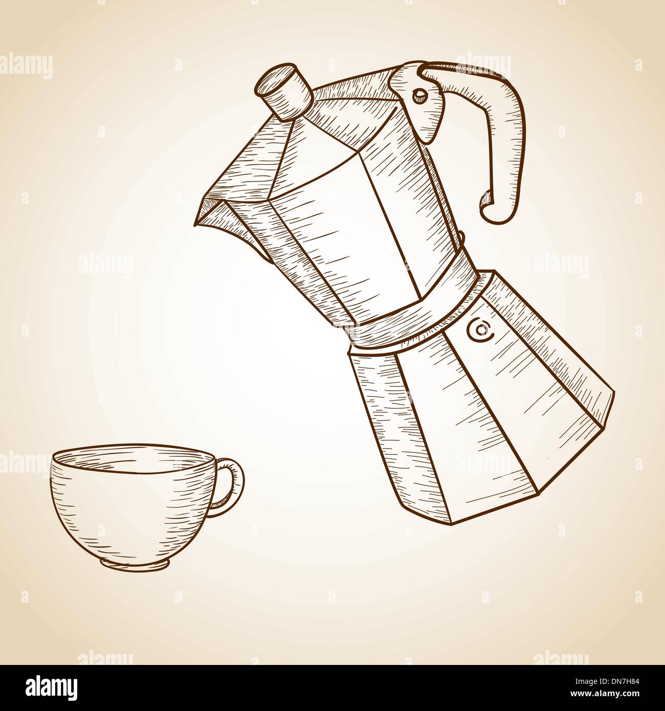 https://c8.alamy.com/comp/DN7H84/coffee-jar-and-cup-illustration-DN7H84.jpg