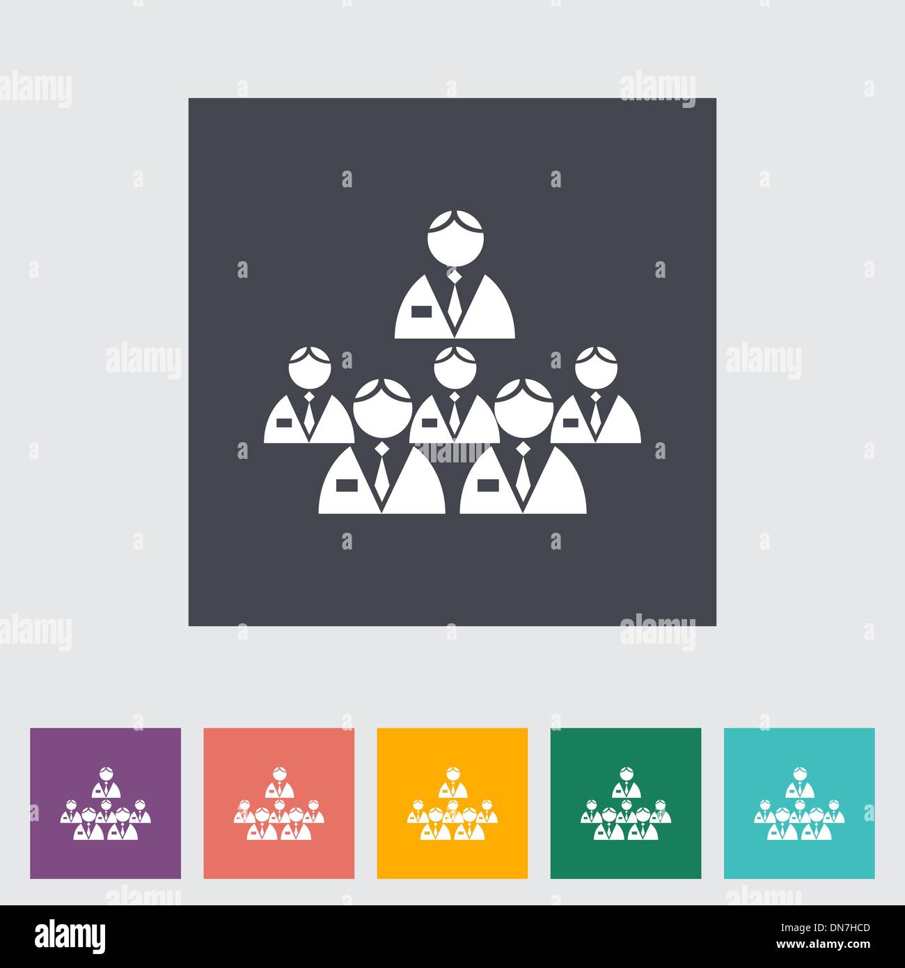Network flat icon Stock Vector Image & Art - Alamy