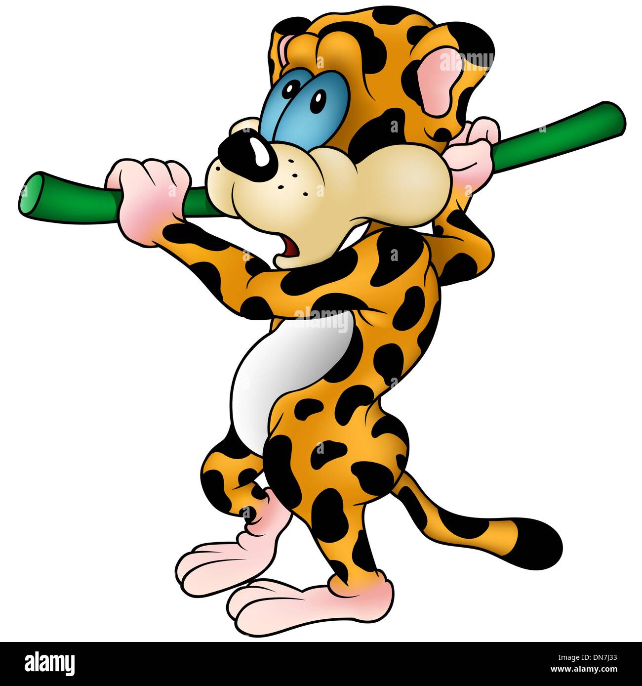 Leopard And Branch Stock Vector Image & Art - Alamy