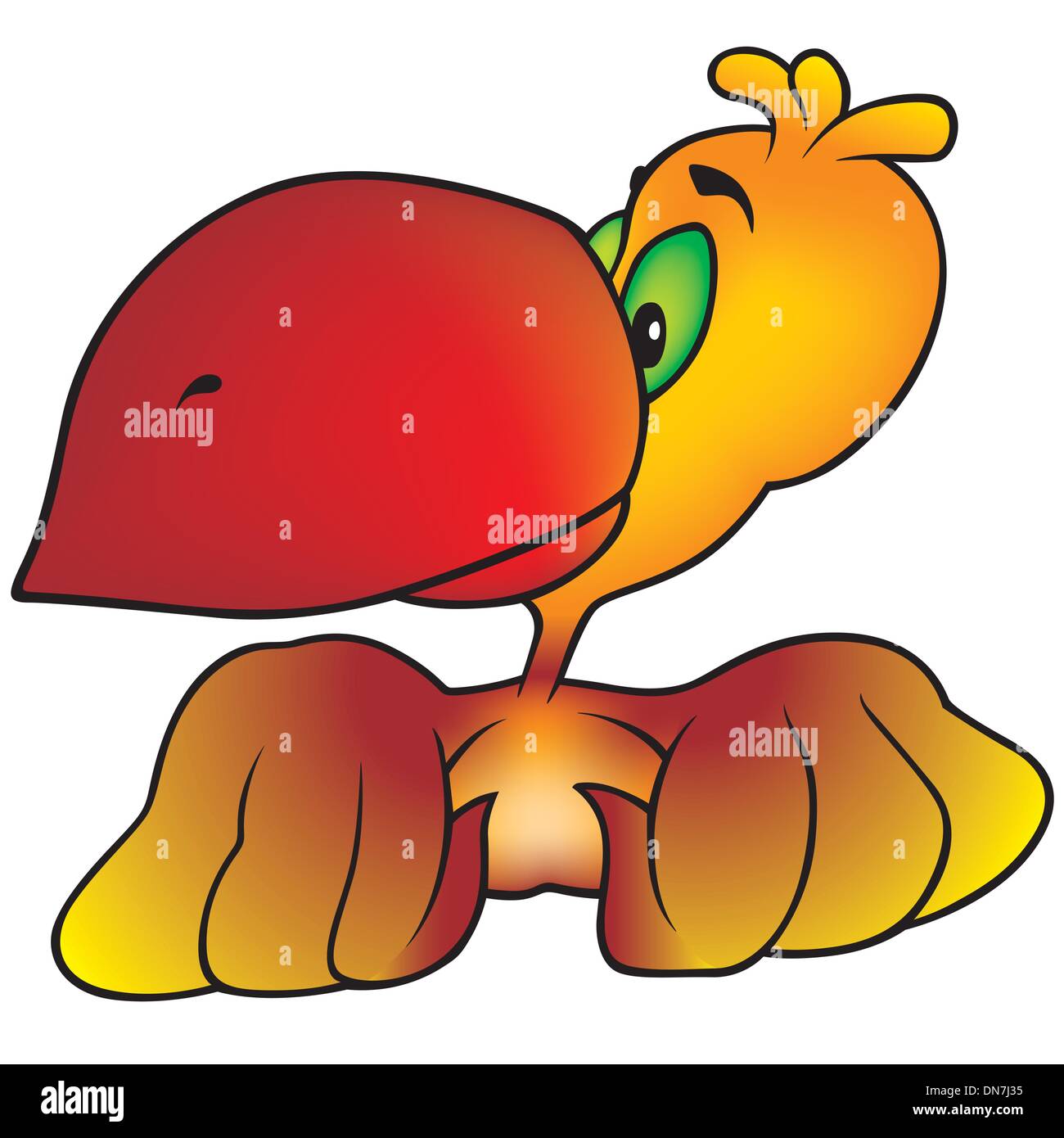 Yellow Parrot Stock Vector