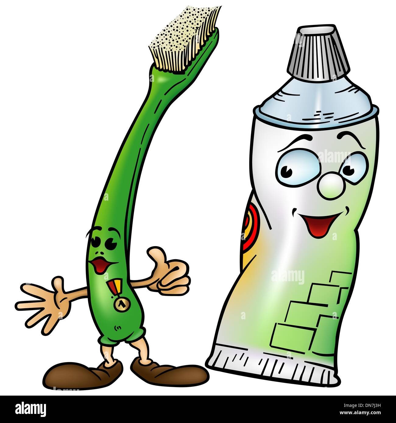 Toothpaste And Toothbrush Clipart