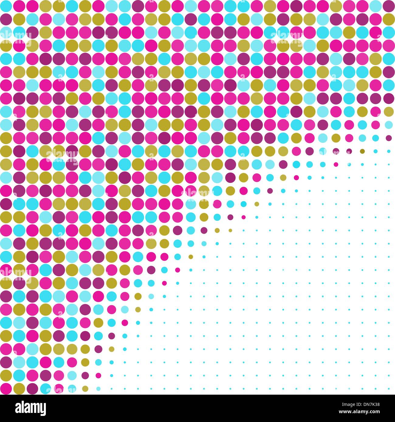 Abstract Blue Dots Vector Background Stock Vector