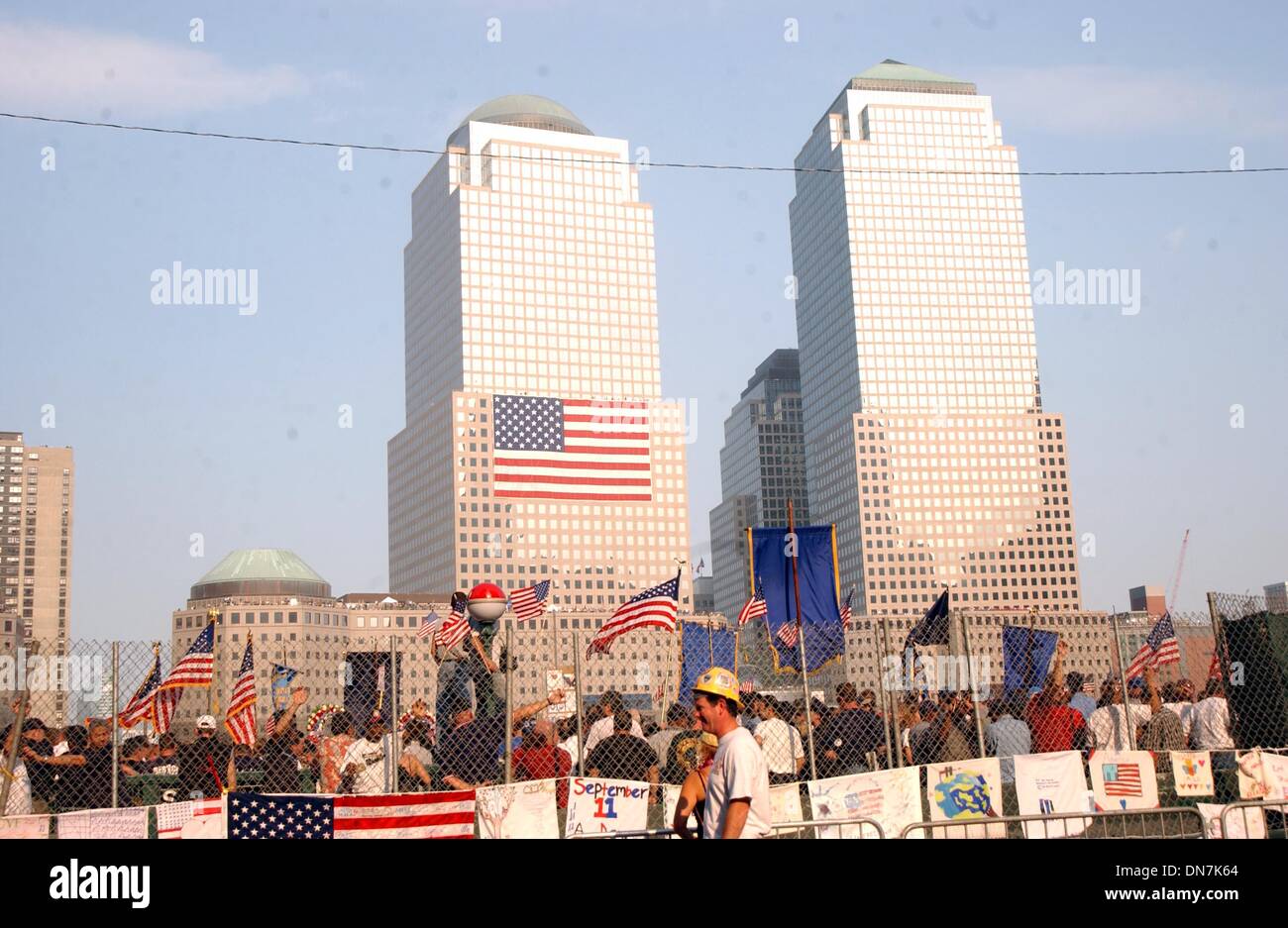 Sept. 11, 2002 - K26117AR NY REMEMBERS 9/11 TRAGEDY.ONE YEAR