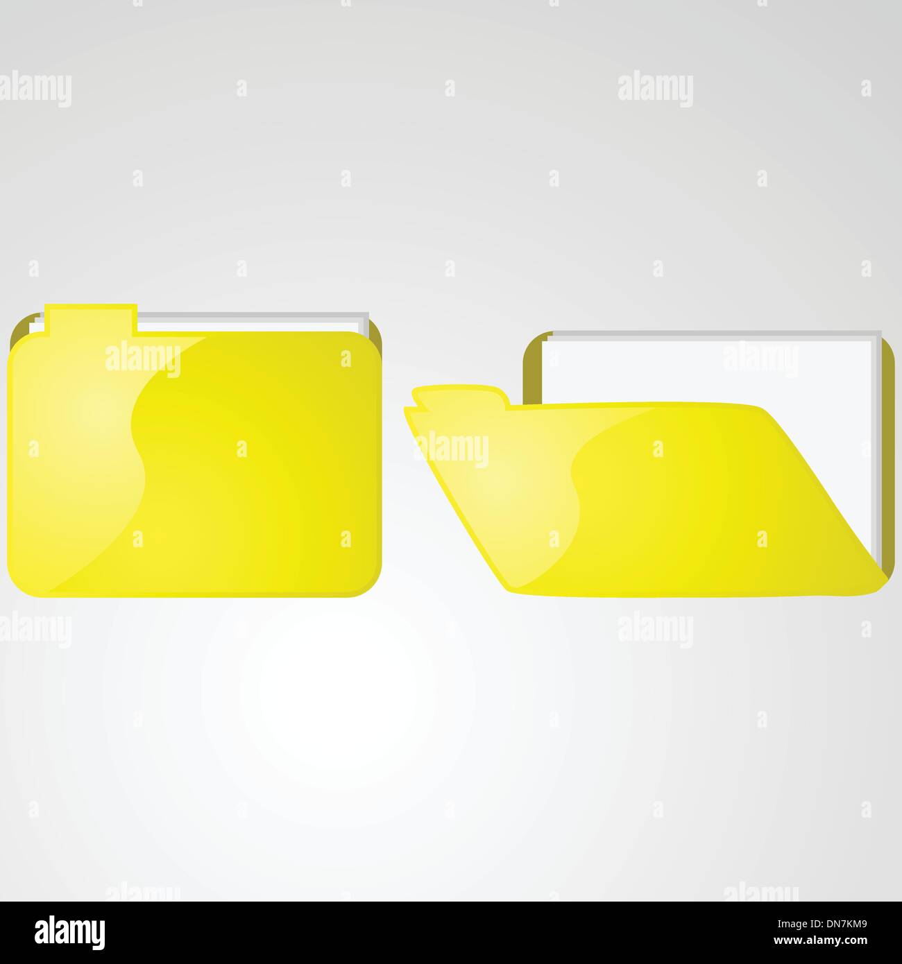 Folders Stock Vector