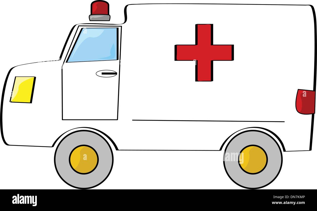Аппликация машина скорой помощи