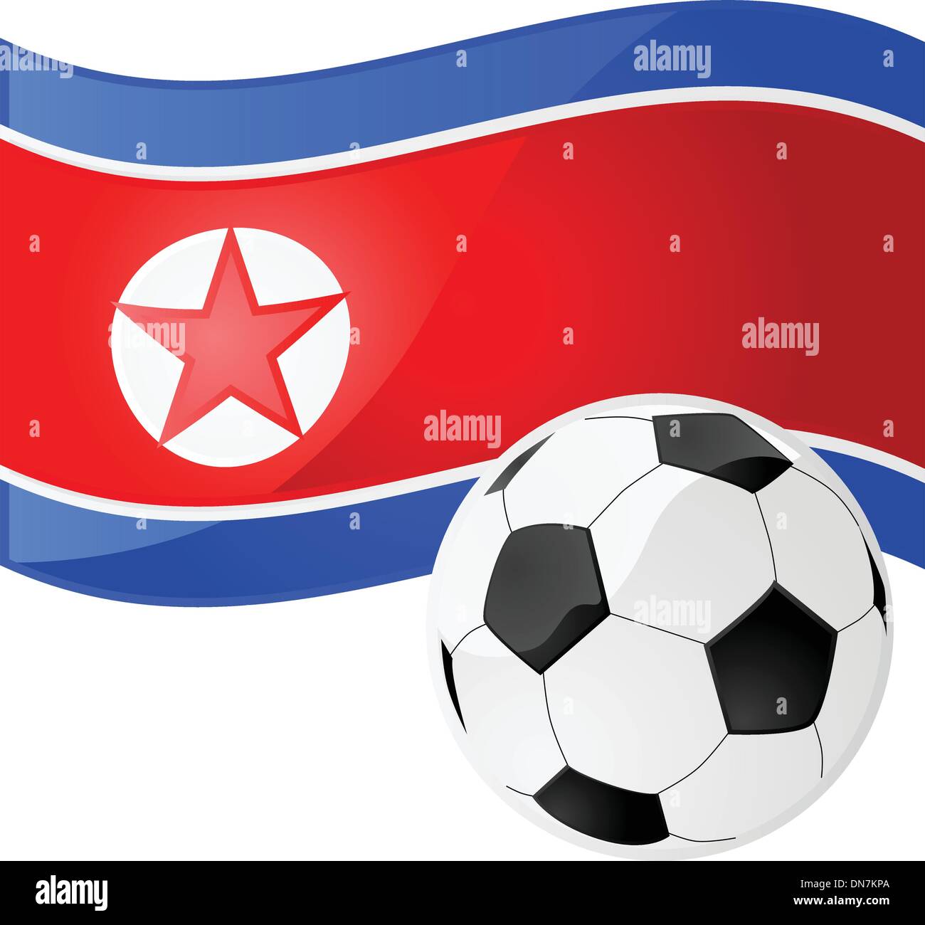 North Korea soccer Stock Vector Image & Art - Alamy