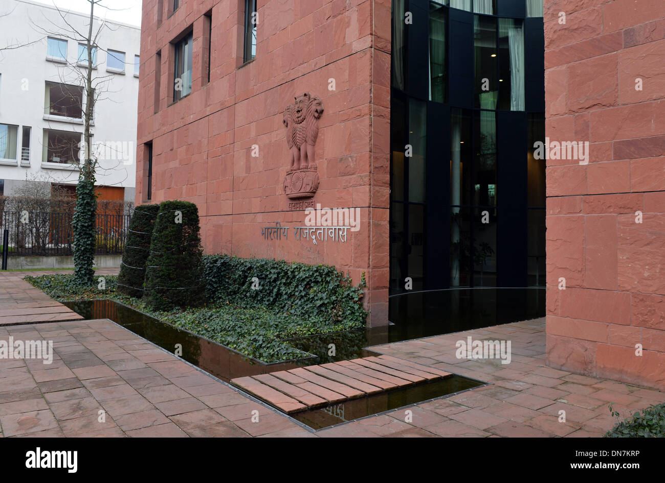 Berlin, Germany. 18th Dec, 2013. The Indian Embassy in Berlin, Germany