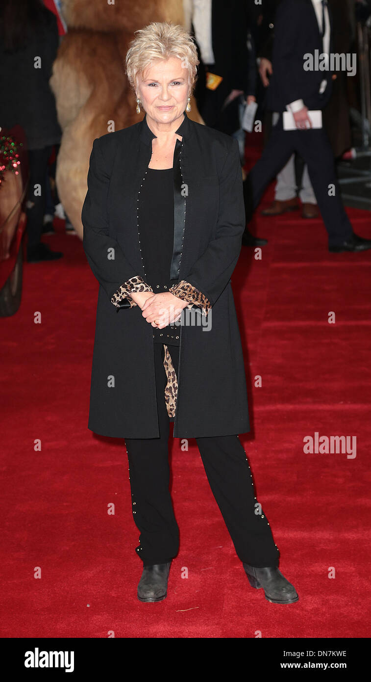 London, UK, 19th December 2013 Julie Walters arrives at Vue, West End for the World Premiere of Harry Hill: The Movie Photo: MRP/Alamy Live News Stock Photo