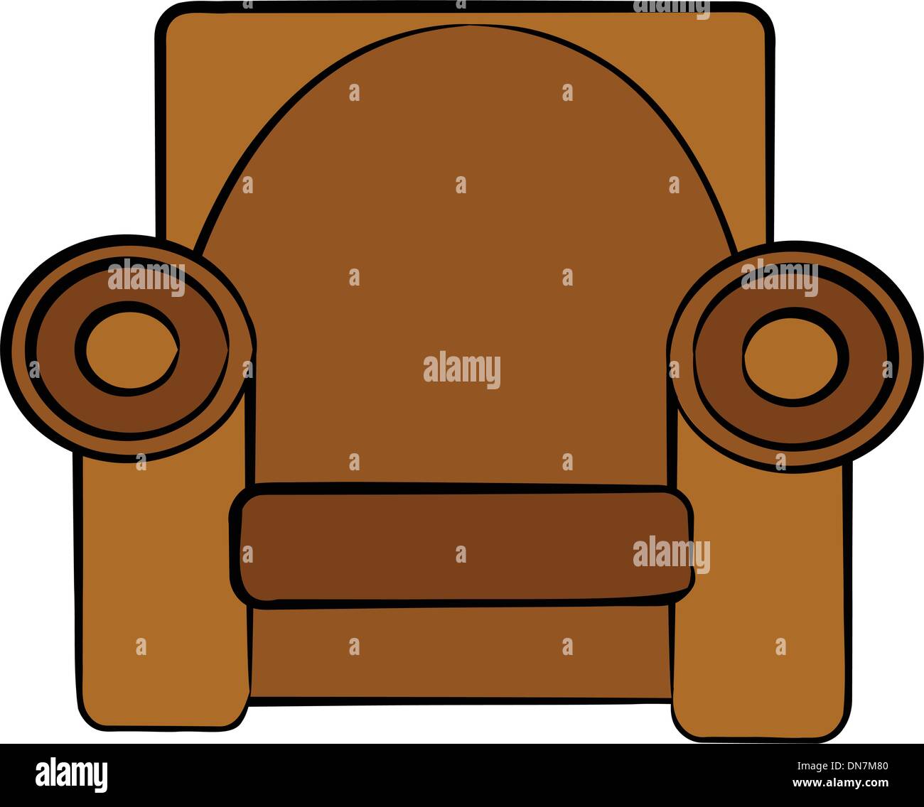 Cartoon armchair Stock Vector Images - Alamy