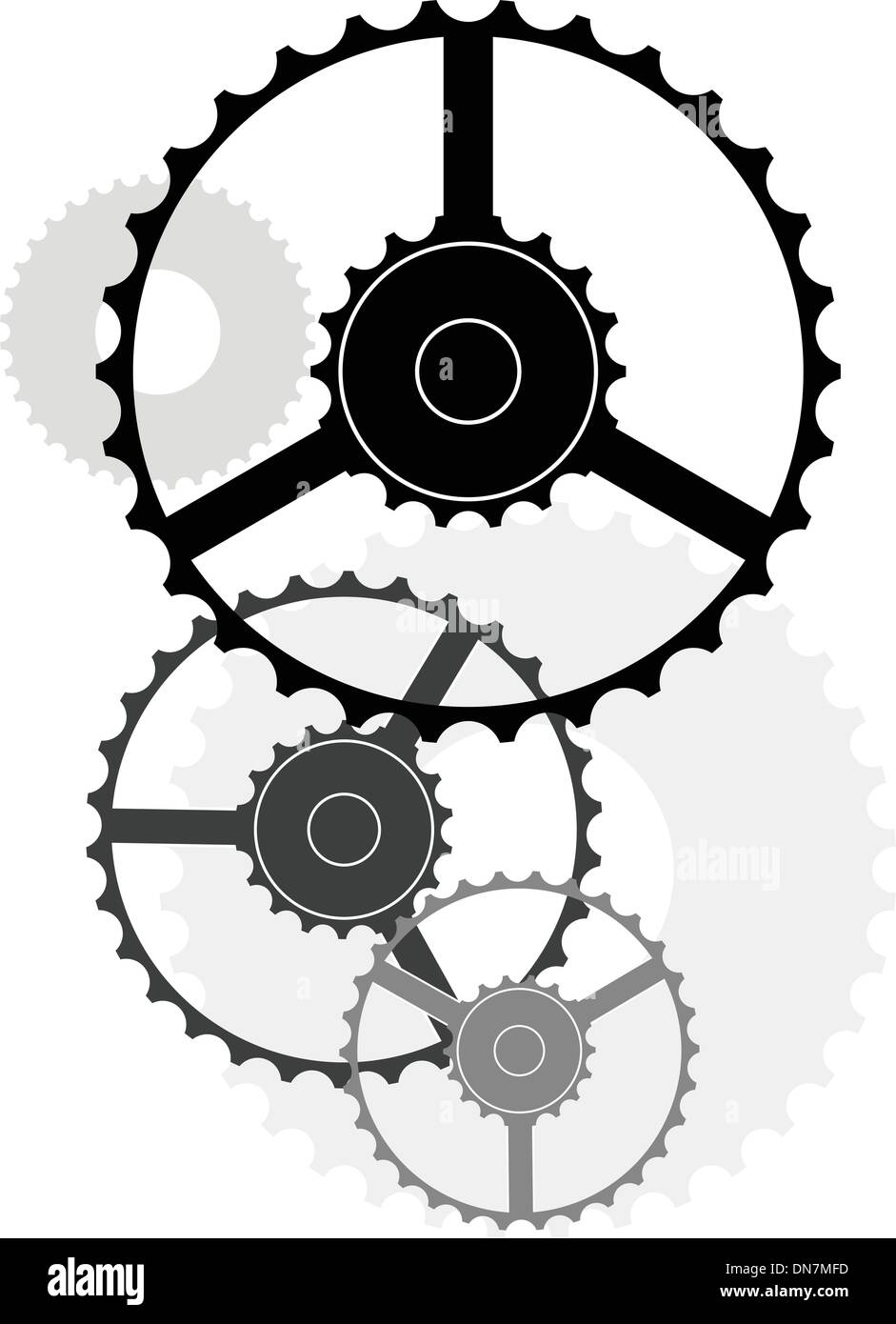 Grey wheels Stock Vector Images - Alamy