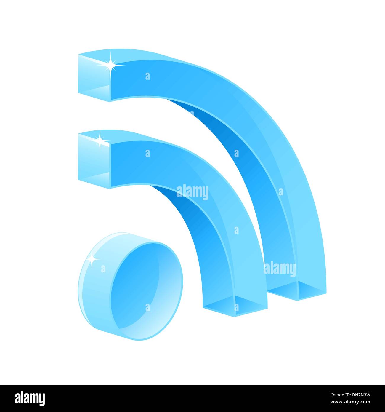 RSS symbol Stock Vector