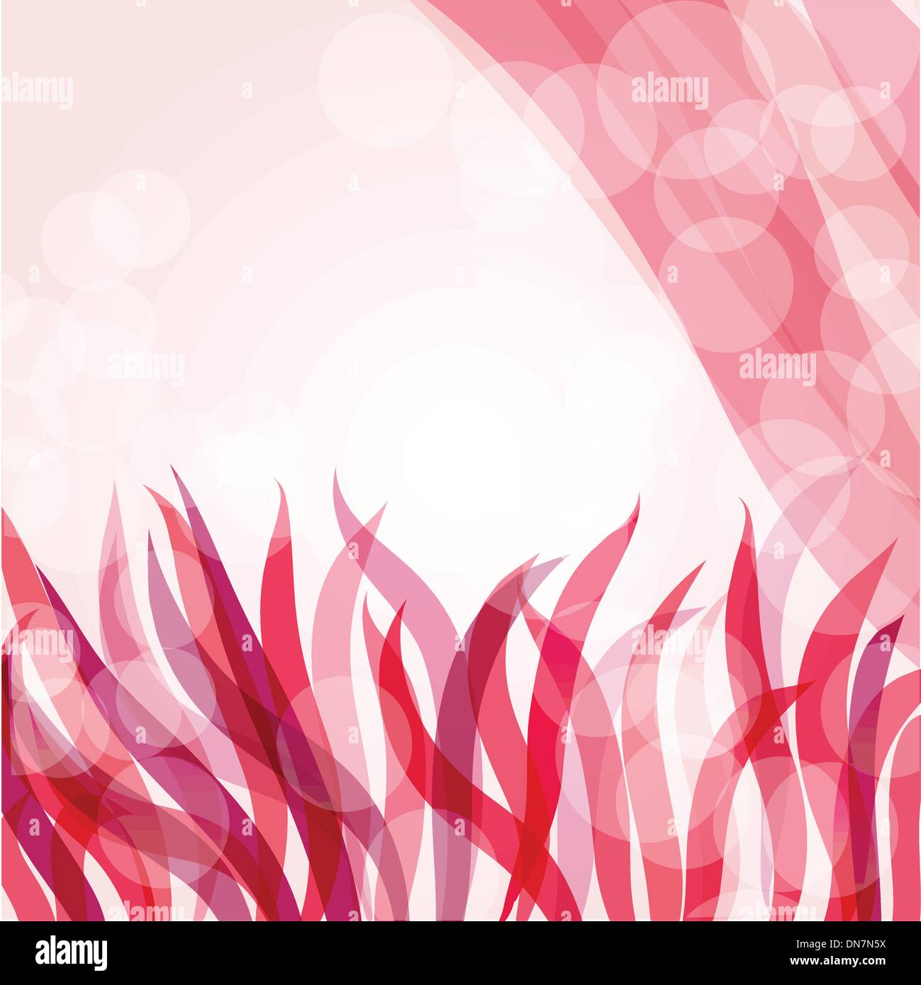 Vintage card with hand drawn flowers Stock Vector Image & Art - Alamy