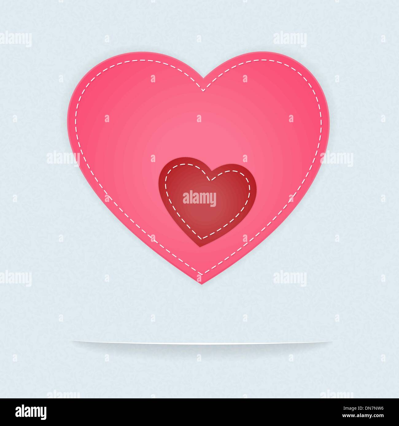 The love greeting card Stock Vector
