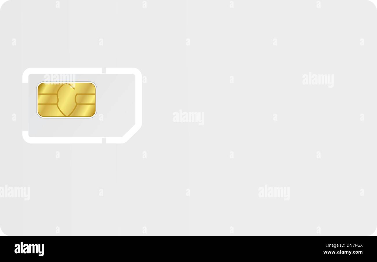 Blank Sim Card High Resolution Stock Photography and Images Alamy