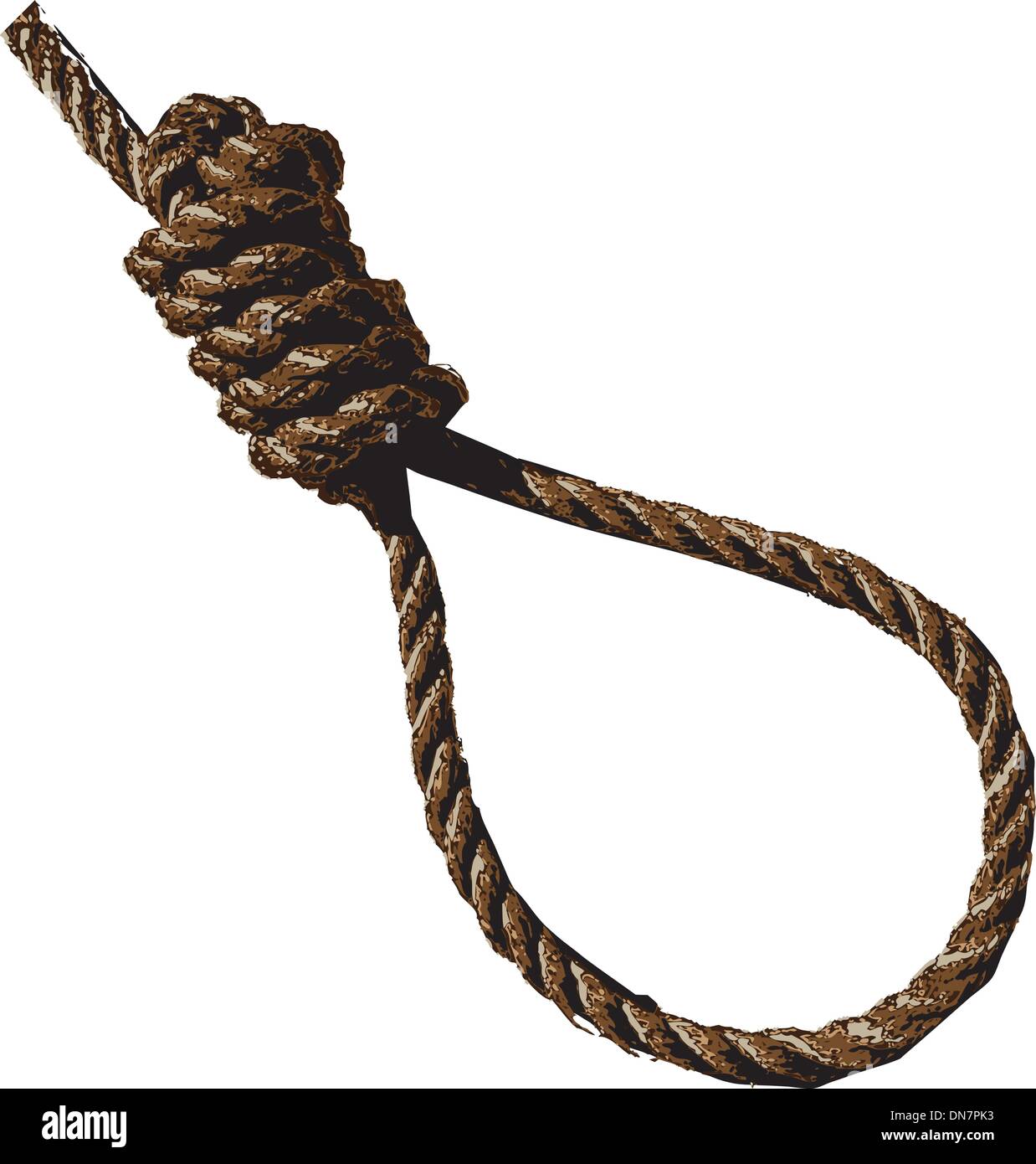 Loop rope Stock Vector Images - Alamy