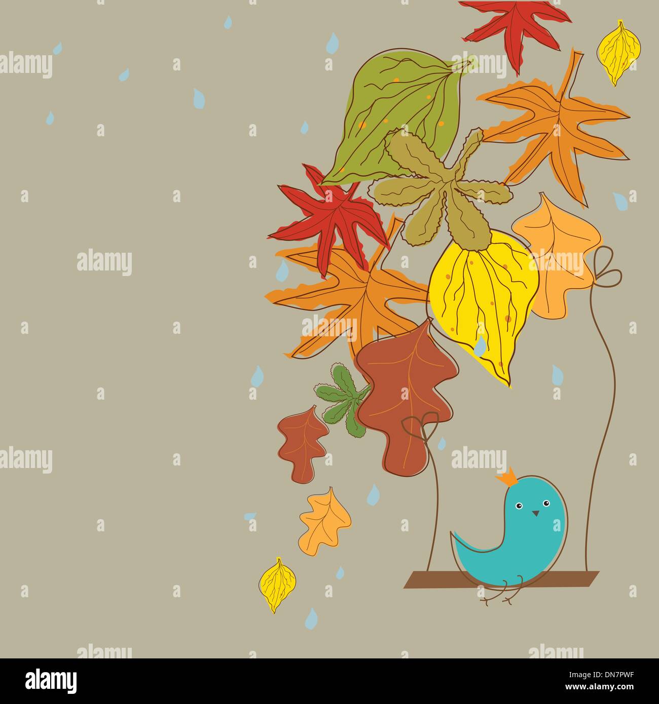 Colorful autumn leaves. Vector illustration Stock Vector Image & Art ...