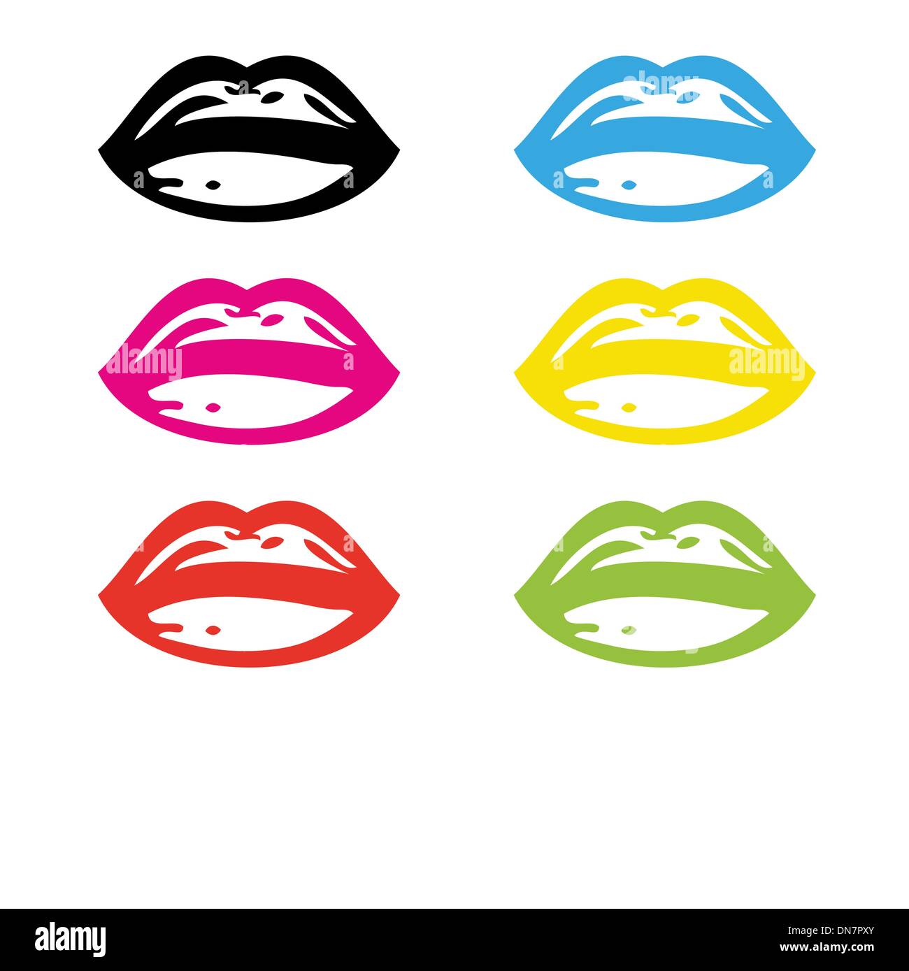Kiss lipstick Cut Out Stock Images & Pictures Alamy