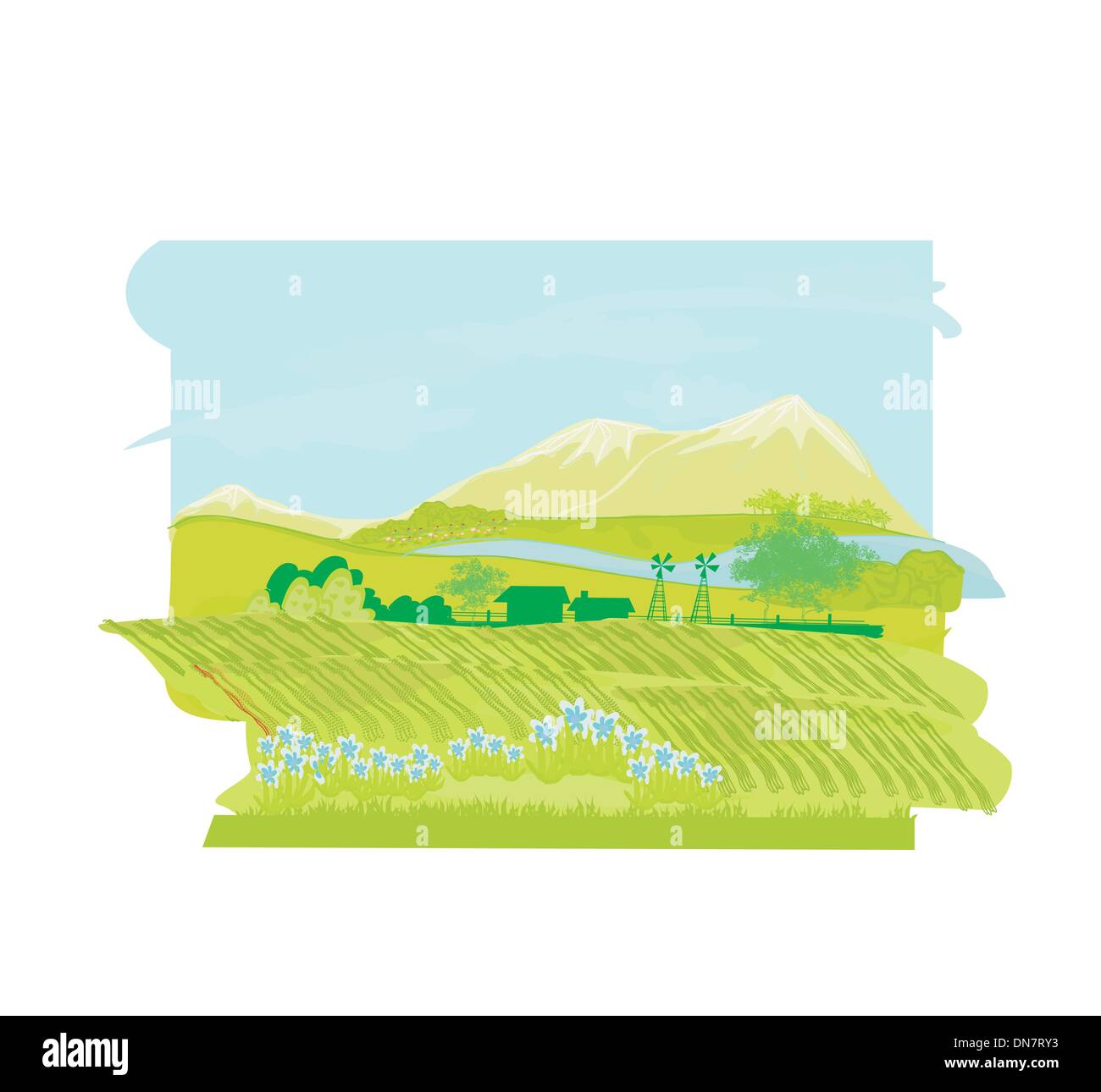 Silhouette wind turbine grazing hi-res stock photography and images - Alamy