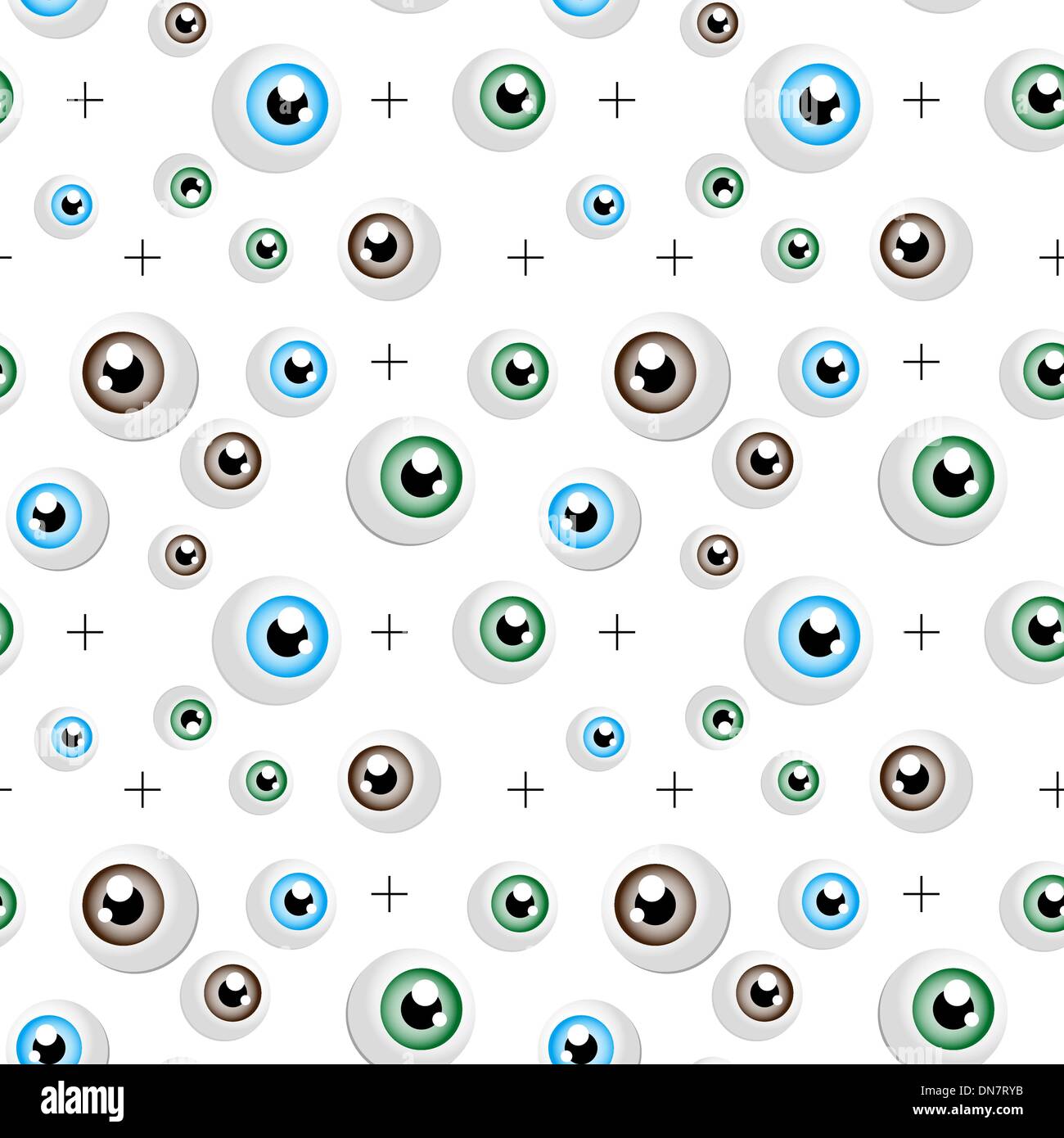 The eyeball pattern Stock Vector