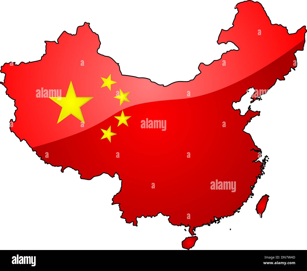 Population map of china hi-res stock photography and images - Alamy