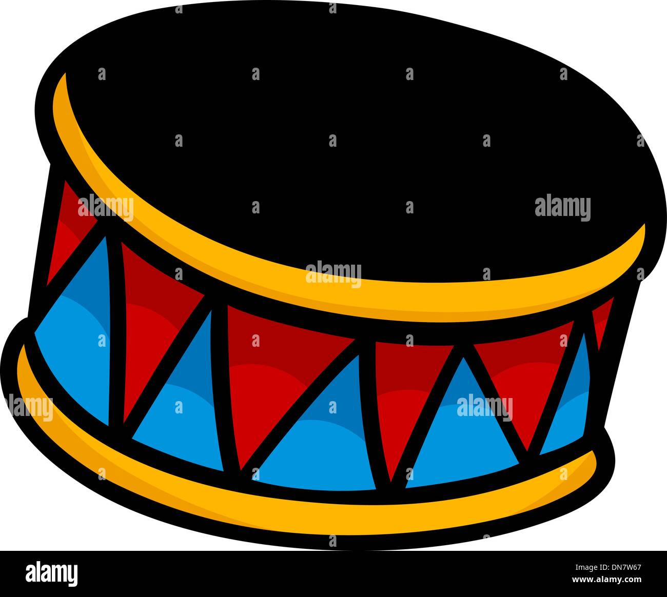 drum clip art cartoon illustration Stock Vector Image & Art - Alamy
