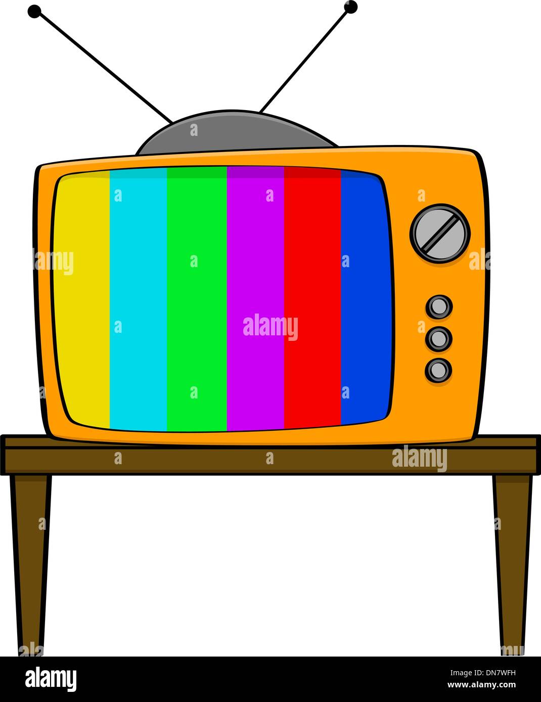Retro TV Stock Vector