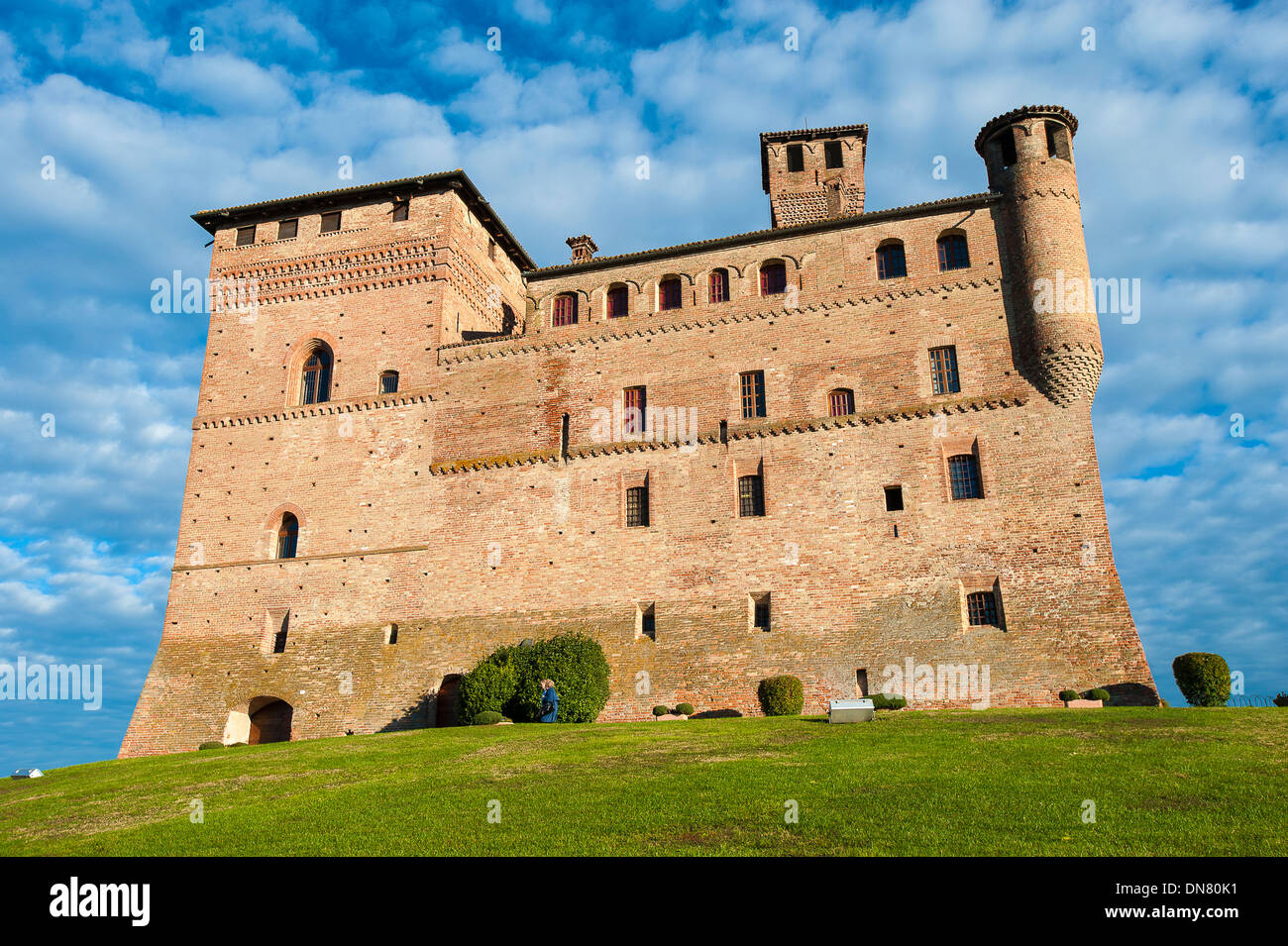 Europe Italy Piedmont Langhe Grinzane Cavour The castle Stock Photo